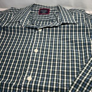 Untuckit Long Sleeve Button Down Pocket 24” pit 30” Long XXL